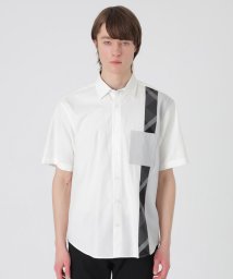 BLACK LABEL CRESTBRIDGE(BLACK LABEL CRESTBRIDGE)/シャドーチェックサッカーシャツ/ホワイト