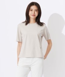 J.PRESS LADIES（LARGE SIZE）(J．プレス　レディス（大きいサイズ）)/ロゴ Tシャツ/グレージュ系