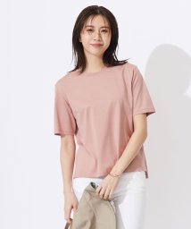 J.PRESS LADIES（LARGE SIZE）(J．プレス　レディス（大きいサイズ）)/ロゴ Tシャツ/ローズピンク系