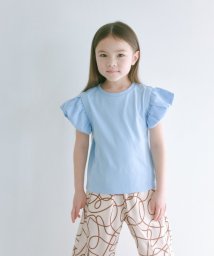 green label relaxing （Kids）(グリーンレーベルリラクシング（キッズ）)/TJ パフスリーブ プルオーバー 100cm－130cm/LT.BLUE