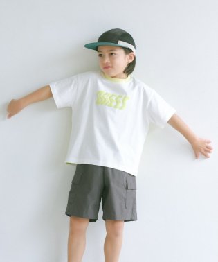 green label relaxing （Kids）/ナミナミ リンガーTシャツ 100cm－130cm/506031044