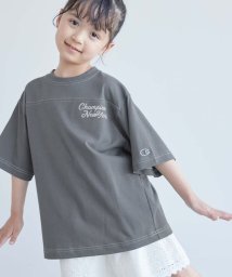 ROPE' PICNIC　KIDS(ロぺピクニックキッズ)/【KIDS】【Champion/チャンピオン】SHORT SLEEVE BACK LOGO Tシャツ/チャコール（06）