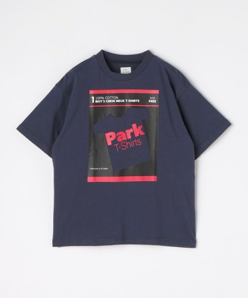 green label relaxing （Kids）(グリーンレーベルリラクシング（キッズ）)/＜THE PARK SHOP＞PACK プリント Tシャツ 125cm－145cm/NAVY