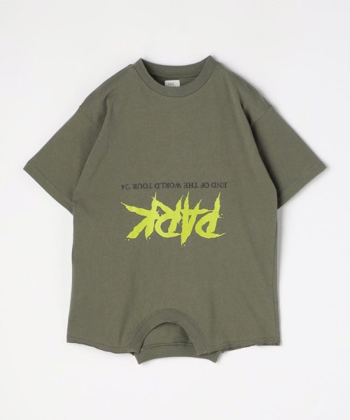 green label relaxing （Kids）(グリーンレーベルリラクシング（キッズ）)/＜THE PARK SHOP＞TOUR Tシャツ 125cm－145cm/OLIVE