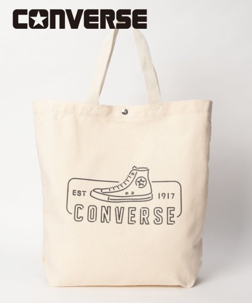 CONVERSE(コンバース)/CONVERSE 24SS LOGO GRAPHIC TOTE/ネイビー