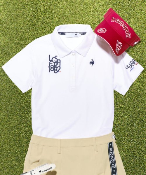 le coq sportif GOLF (ルコックスポルティフ（ゴルフ）)/半袖シャツ/ホワイト