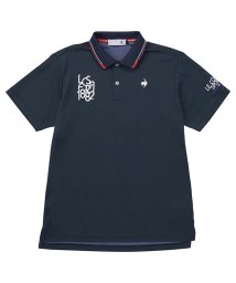 le coq sportif GOLF (ルコックスポルティフ（ゴルフ）)/半袖シャツ(接触冷感)/ネイビー