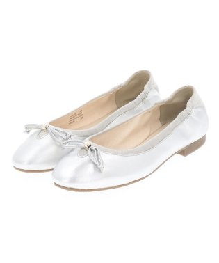 COLE HAAN/KEIRA BALLET:SOFT SILVER METAL/506047994