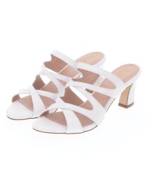 COLE HAAN/ALYSE SANDAL 65MM:WHITE LTR/506048038