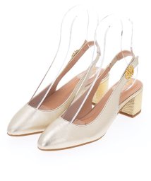 COLE HAAN/GO－TO SLINGBACK 45MM:GOLD LTR/506048048