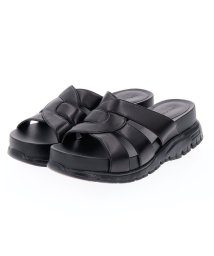 COLE HAAN/ZG SLOTTED SLIDE:BLACK/BLACK/506048053