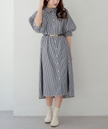 OLIVE des OLIVE/5分袖レースアップワンピース/506055592