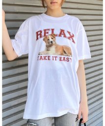 RAD CHAMP(ラッドチャンプ)/RELAX シートプリントTシャツ/ホワイト