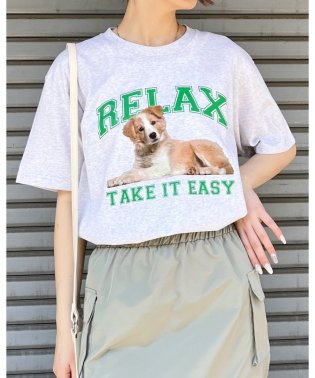 MODISH GAZE/RELAX シートプリントTシャツ/506058911