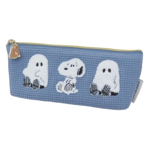 スヌーピー ペンケース シンプルペンポーチ おばけ ブルー ピーナッツ マリモクラフト 筆箱 新学期準備文具 キャラクター グッズ 人気・おすすめ｜使いやすい・旅行におすすめ 品質保証 全国発送 正規品・日本国内発送・安心保証付き