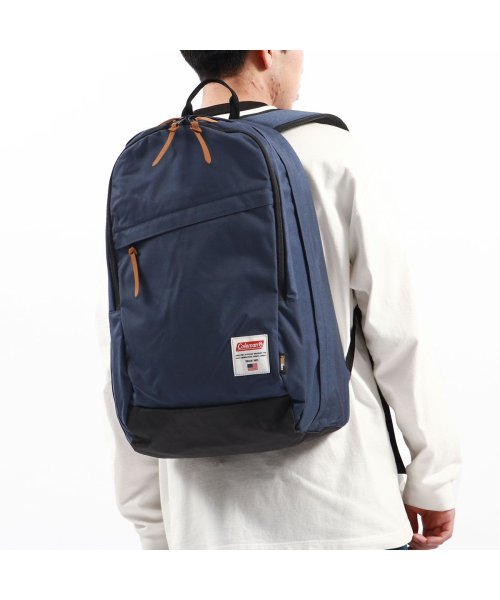 Coleman(Coleman)/公認販売店 コールマン リュック 通学 大容量 Coleman リュックサック スクール 35L B4 A4 PC 2層 撥水 アメリカンクラシックTR35/ネイビー