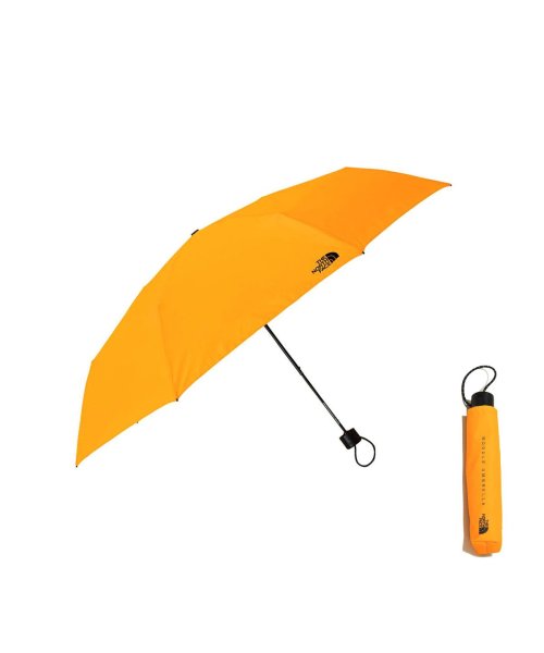 THE NORTH FACE(ザノースフェイス)/ザ・ノース・フェイス 折りたたみ傘 THE NORTH FACE 傘 日傘 晴雨兼用 60cm UVカット 手動 Module Umbrella NN32438/イエロー