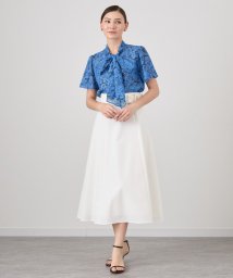 ANAYI(アナイ)/ソフトオックスベルトデザイン スカート/ホワイト