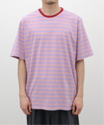 JOURNAL STANDARD/POP TRADING COMPANY / ポップトレーディングカンパニー striped logo t－shirt/506062921