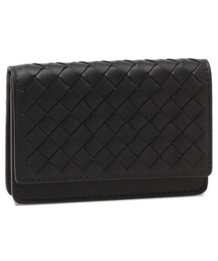 BOTTEGA VENETA/ボッテガヴェネタ 名刺入れ カードケース イントレチャート ブラック メンズ レディース ユニセックス BOTTEGA VENETA 133945 V0016 /506062963