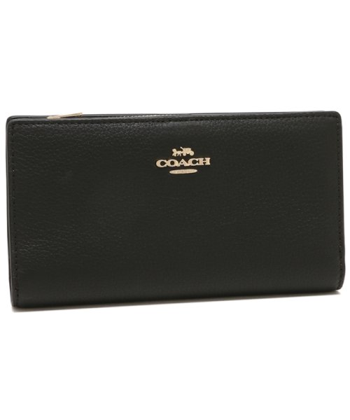 COACH(コーチ)/コーチ アウトレット 長財布 ブラック レディース COACH C8329 IMBLK/その他