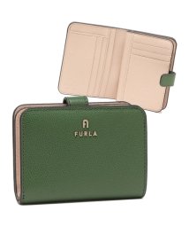 FURLA/フルラ 二つ折り財布 カメリア グリーン ベージュ レディース FURLA WP00315 ARE000 2822S/506062993