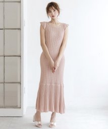 JULIA BOUTIQUE/クロシェ編みマーメイドニットワンピース/24053/506063093