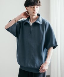 Rocky Monroe/サマーニット 半袖 ニットソー メンズ レディース セーター 春ニット ハイネック ハーフジップ プルオーバー オーバーサイズ ビッグシルエット ゆったり ルー/506063242