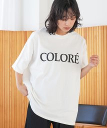 mili an deni(ミリアンデニ)/プリントオーバーサイズ半袖Tシャツ/オフホワイト