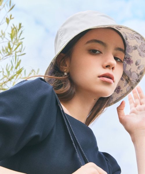 TOCCA(TOCCA)/【大人百花掲載】【リバーシブル】BOTANICAL GARDEN PARTY BUCKETHAT バケットハット/アイボリー系