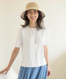 J.PRESS LADIES(J．プレス　レディス)/ロゴ Tシャツ/ホワイト系