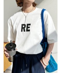reca(レカ)/前後ロゴプリントTシャツ(hi287820)/オフホワイト