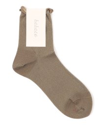 TOMORROWLAND GOODS(TOMORROWLAND GOODS)/babaco LUREX SHEER SOCKS/43ベージュ