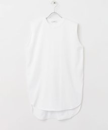 URBAN RESEARCH ROSSO(URBAN　RESEARCH　ROSSO)/ATON　ROUND HEM TANKTOP/WHITE