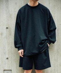 URBAN RESEARCH(アーバンリサーチ)/FUNCTIONAL WIDE LONG－SLEEVE T－SHIRTS/BLACK
