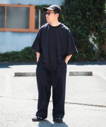 URBAN RESEARCH(アーバンリサーチ)/FUNCTIONAL WIDE SHORT－SLEEVE T－SHIRTS/NAVY