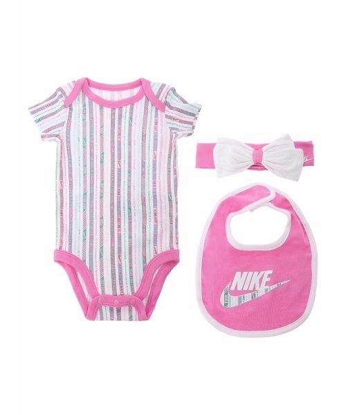 NIKE(ナイキ)/ベビー(0－6M) NIKE(ナイキ) NHB BOYS 3PC BOX SET/WHITE