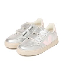 SHIPS KIDS/VEJA:V－12 CHROMEFREE LEATHER SILVER LASSI/506063662