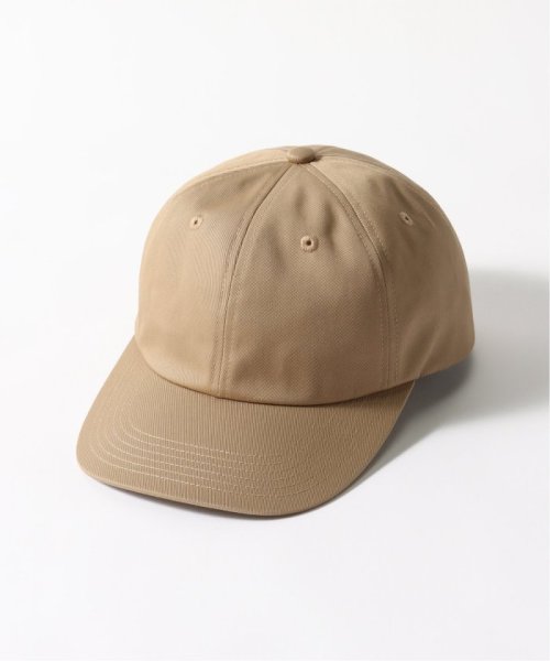 EDIFICE(エディフィス)/KIJIMA TAKAYUKI (キジマ タカユキ) COTTON CHINO 6PANEL CAP #E－008B/キャメル