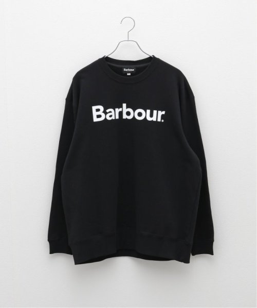 417 EDIFICE(フォーワンセブン　エディフィス)/BARBOUR (バブアー)  Basic sweat crew neck 241MOLG001/ブラック