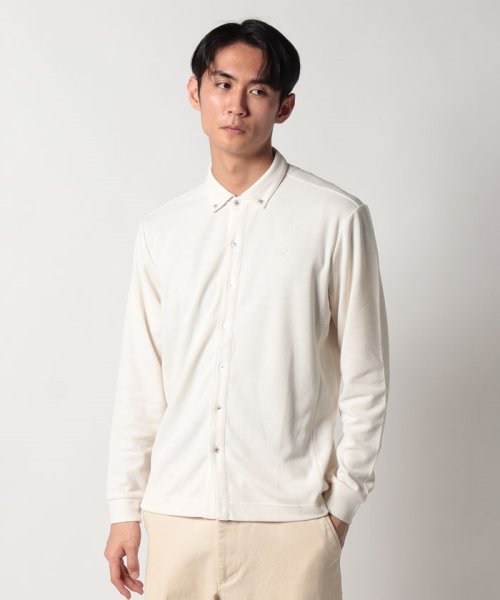 EDWIN(EDWIN)/#EDWIN GOLF          L/S POLO/ホワイト