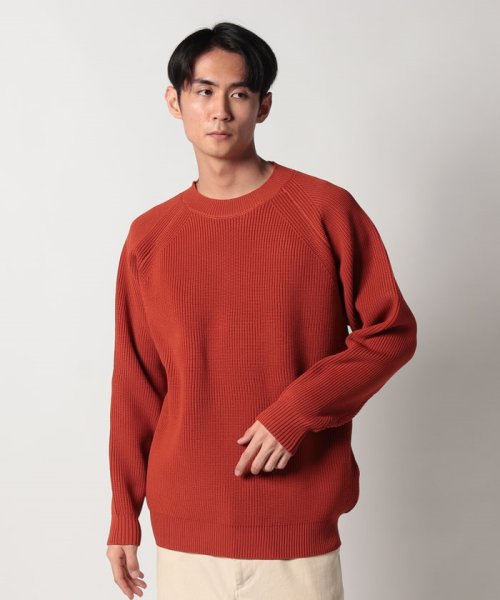 EDWIN(EDWIN)/#CREW NECK AZE KINT/レッド