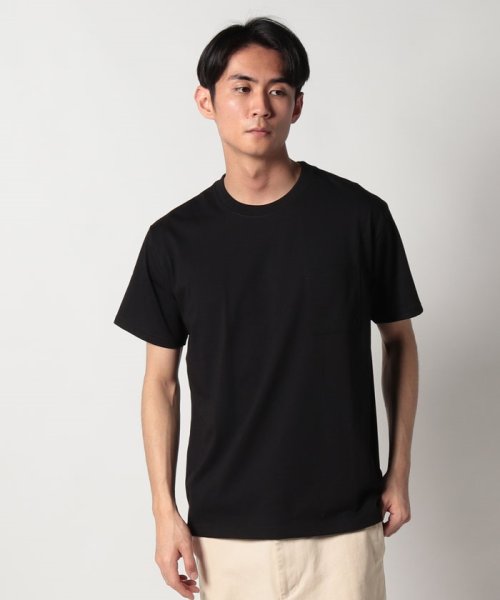 EDWIN(EDWIN)/#ハタラクT MENS CREW     NECK H/S POCKET TEE/ブラック