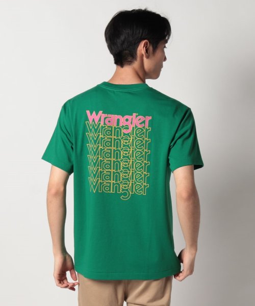 Wrangler(Wrangler)/#VERTICAL LOGO TEE/グリーン