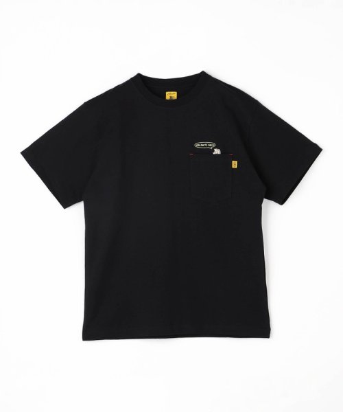 Grand PARK(グランドパーク)/Cobmaster(コブマスター)ベーシックポケット刺繍Tシャツ/49ブラック