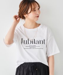 le.coeur blanc(ルクールブラン)/JubilantロゴTシャツ/オフ