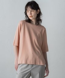 la.f...(ラ　エフ)/【大きいサイズ】VIS Tシャツニットプルオーバー≪手洗い可能≫/オレンジ