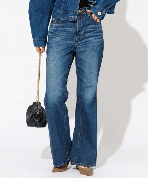 【SOMETHING/サムシング】LISA ヴィンテージ フレア デニムパンツ【 SOMETHING/サムシング LISA モデル：H166 B75 W61 H85