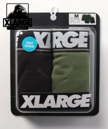 XLARGE(エクストララージ)/XL　無地2Pセット 父の日 プレゼント ギフト/カーキ