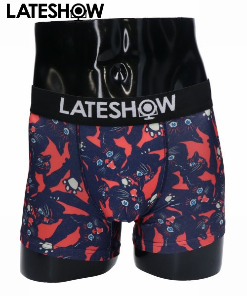 LATESHOW(LATESHOW)/LATESHOW screaming cat/レッド杢